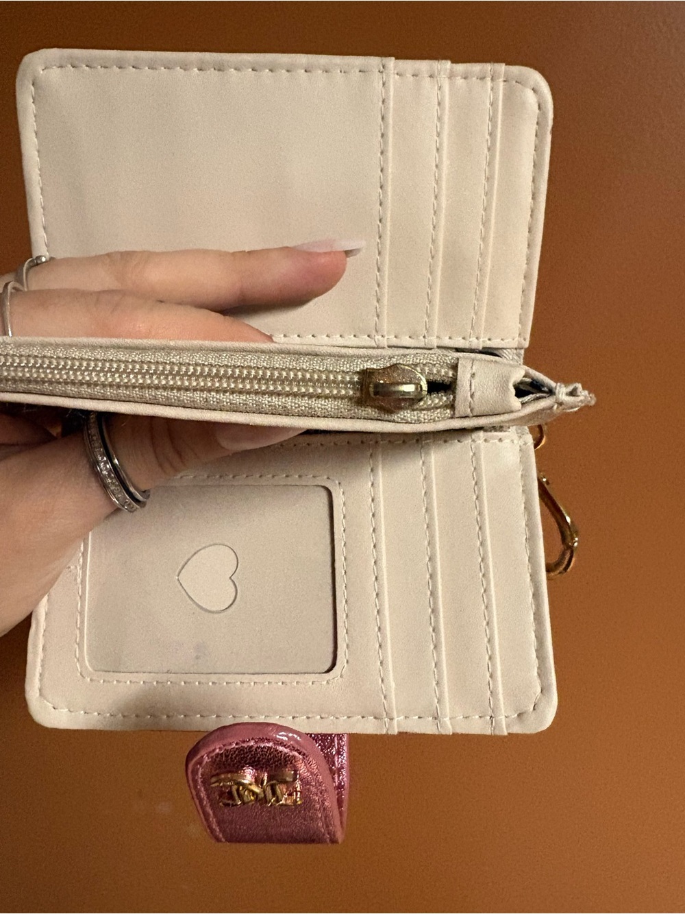 Juicy Couture Foldable Pink Metallic wallet - Picture 9 of 9